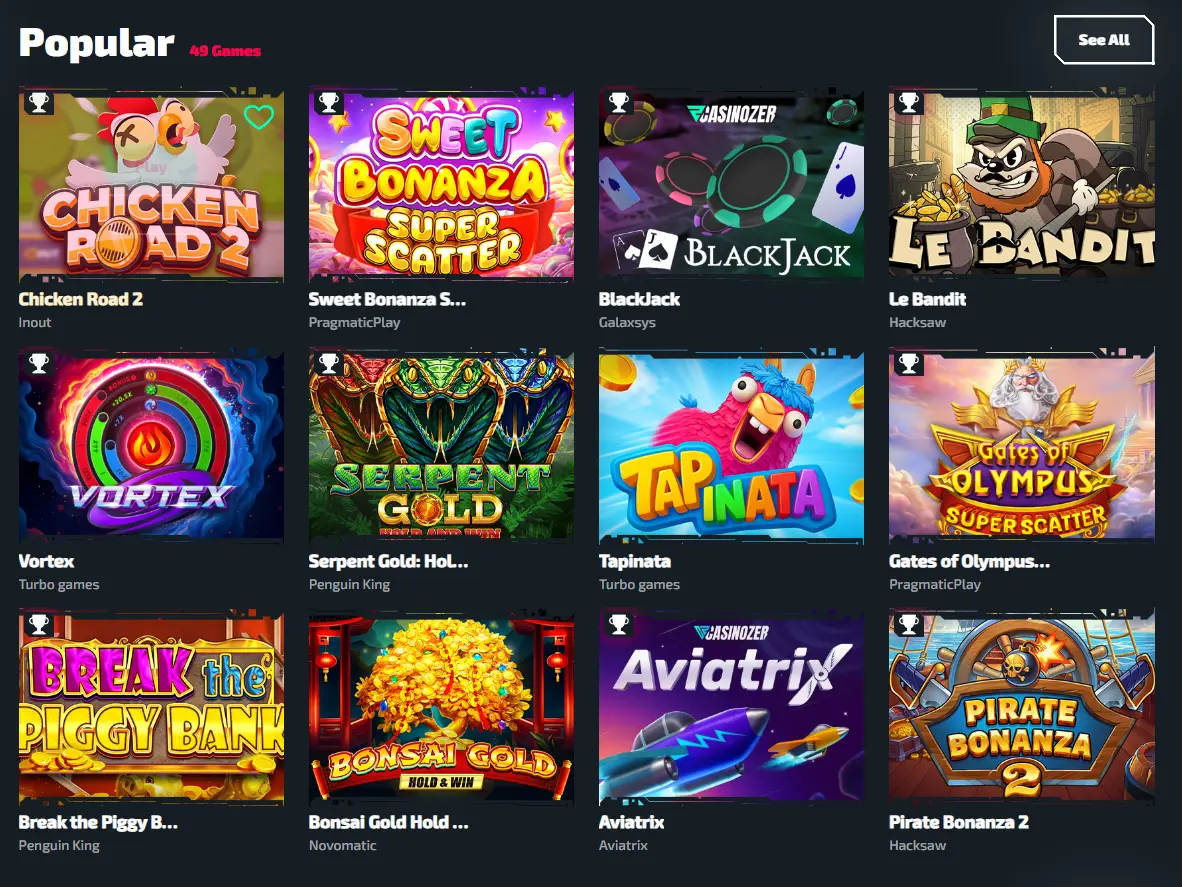 Casino Night – Welcome bonus, casino games and weekly promotions